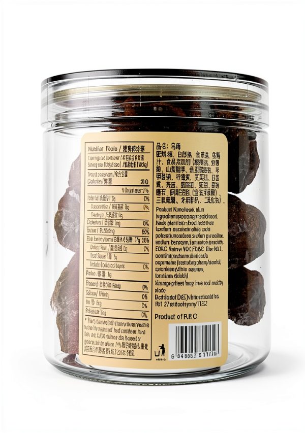 Tasty Snacks Dark Plum Candy Sweet Sour Jar Pack-2