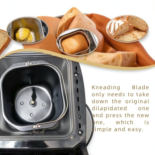Bread Maker Kneading Paddle Stainless Steel Blade for Bread Machines-5