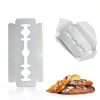 Bread Lame Blades 50 PCS Refill Pretwad Stainless Steel Scoring Blades-1