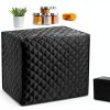 Bread Maker Cover EKDJKK Cotton Quilted Dust Guard Black 17x11x15in-3