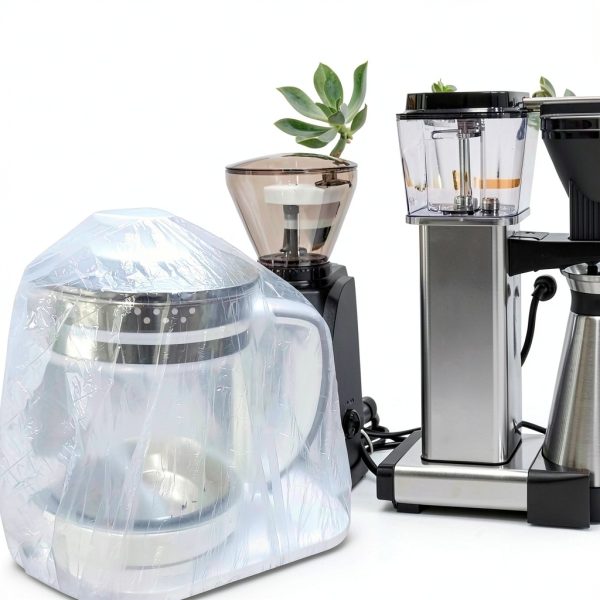 STAYWILD Clear Small Appliance Dust Covers 60 Pack Disposable Covers-2