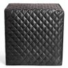 Bread Maker Cover EKDJKK Cotton Quilted Dust Guard Black 17x11x15in-0
