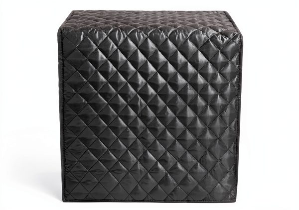 Bread Maker Cover EKDJKK Cotton Quilted Dust Guard Black 17x11x15in-0
