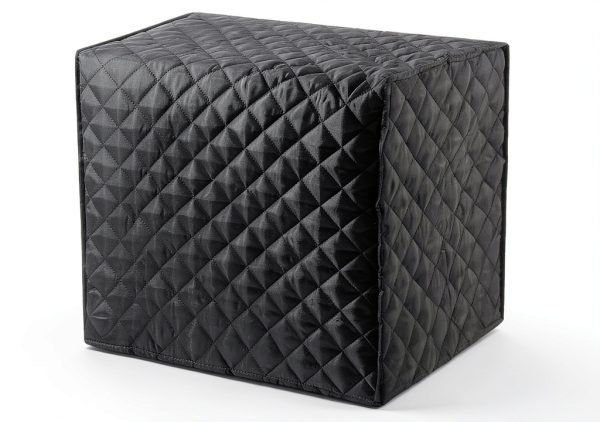 Bread Maker Cover EKDJKK Cotton Quilted Dust Guard Black 17x11x15in-1